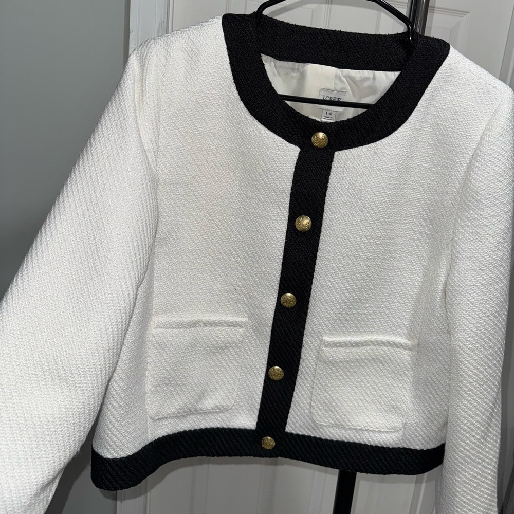 J.Crew Tweed Lady Jacket – Chic, Elegant, Like New!